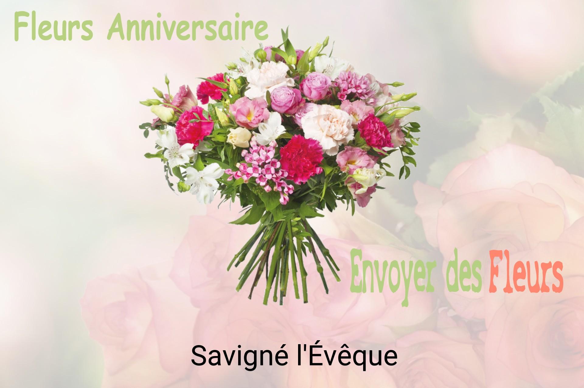 Bouquet de fleurs d’anniversaire livré à Savigné-l'Évêque