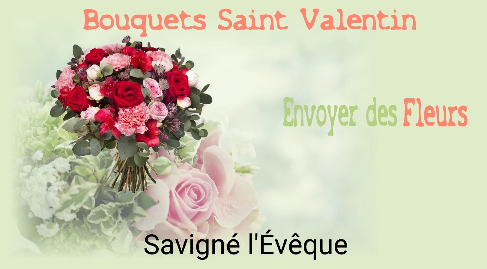 Roses de Saint-Valentin livrées à Savigné-l'Évêque